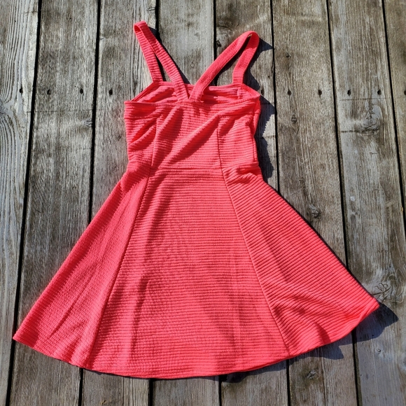 POW! Hot Pink Garage A-Line Dress in XS - Picture 2 of 5